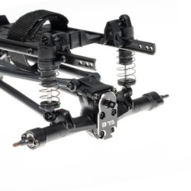 RampCrab Diff Gear & Diff Cover for SCX24 Axle in The Middle, 6X6 Conversion kit for 1/24 RC Crawler Car, Upgrades Parts for SCX24 AX24