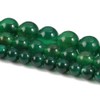 35 abalorio de ágata verde de 10 mm, abalorio de