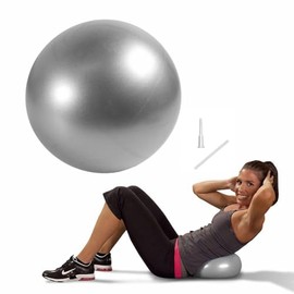 Bebeay Pelota de Yoga de 25 cm, Pelota de Yoga y Pilates, Pelota para Pilates de Resistencia Estática, Pelota de Deporte para Entrenamiento, Fitness, 