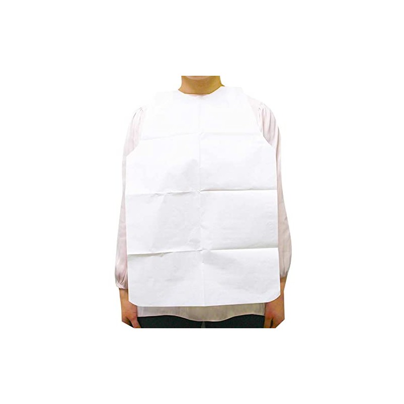 Tokyo Quin Disposable Paper Aprons, 80% (Pack of 50), Plain