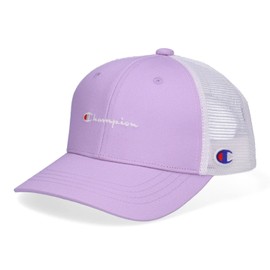 Champion Kid's Twill Mesh Cap with Logo, purple