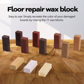 Laminate Repairing Kit Wax System Floor Worktop Sturdy Casing Chips Scratches Mending Only Consumables
