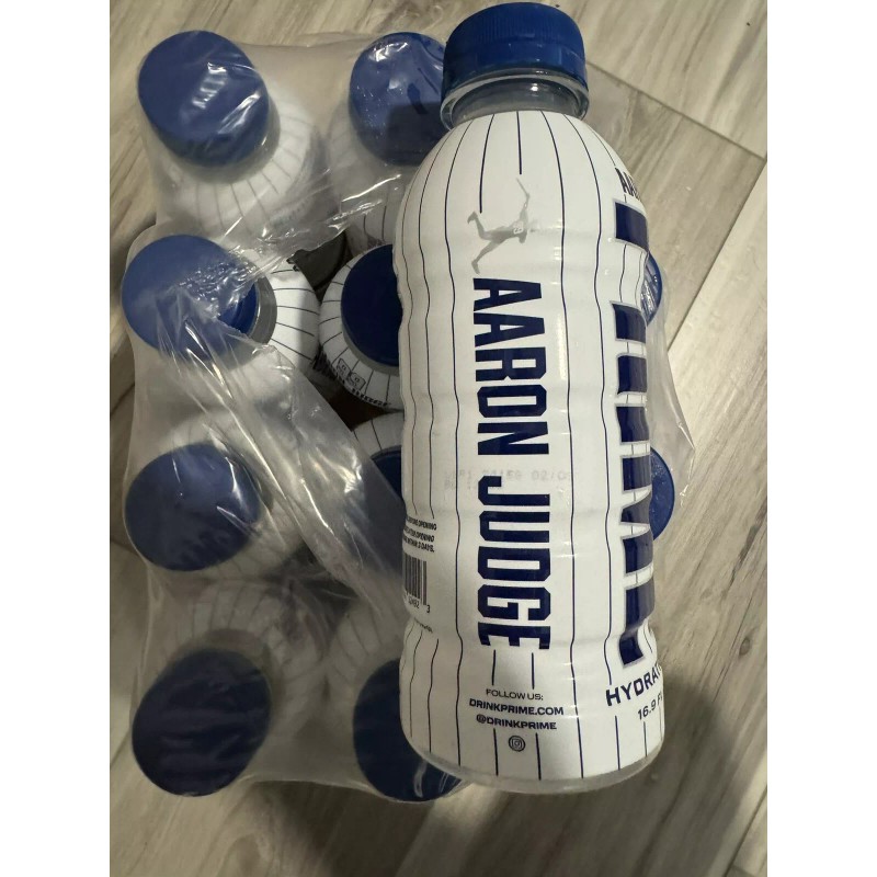 Prime Hydration Aaron Judge Limited Edition White NY Yankees Bottle