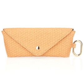 Linkidea Extra Large Sunglasses Pouch Case with Hook, Vegan Leather Sunspecs Organizer Soft Bag Compatible with RayBan RB3647N RB2197 RB0360S