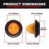 2 Amber + 2 Red Ledvillage 2 Inch 12V DC