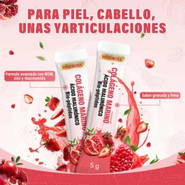 Windboss Colágeno Marino Con Ácido Hialurónico 30 Sobres                                                                                              