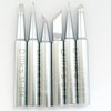 ST 6pcs Soldering Iron Tips Set Includes K+I+B+BR02+D24+C3, For Weller