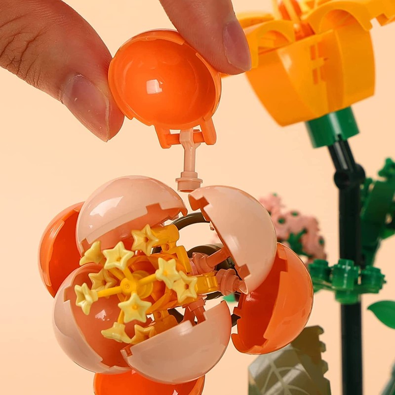 Flower Bouquet Kit Sets, Unique Gift for Adults/Teenagers, DIY Building