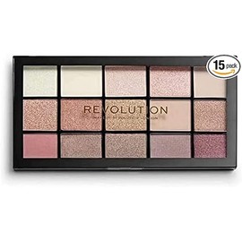 Revolution Beauty London Reloaded Eyeshadow Palette, Highly Pigmented, 15 Shades, Matte and Shimmer Finishes, Iconic 3.0, 16.5g