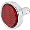 Kiley LM-019 Coin Reflector Bicycle Rear Reflector Compact (Silver)