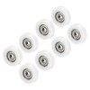 PATIKIL Nylon Pulley Wheel 8x36x10mm, 8 Pack 608zz Bearing Sliding
