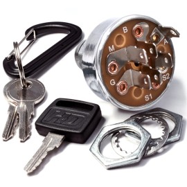 HD Switch Ignition Switch Fits John Deere SX75 SX85 SX95 SRX75 SRX95 - Keys Included