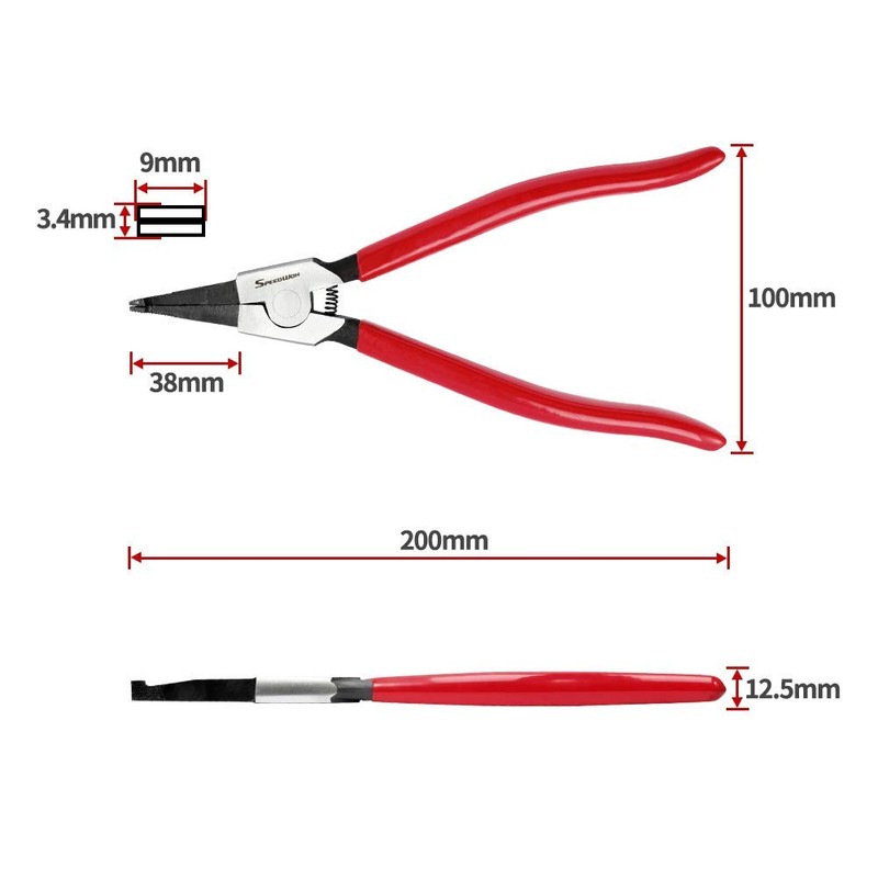 SPEEDWOX Retainer, Snap Ring Pliers, Lock Ring Pliers, For Axes,