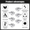 Tellegloww 25 Pcs Double Piggyback Spade Connectors Electrical Double Male