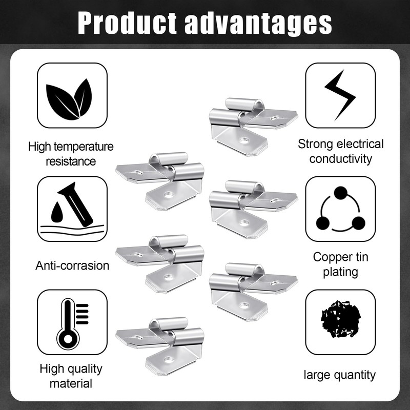 Tellegloww 25 Pcs Double Piggyback Spade Connectors Electrical Double Male