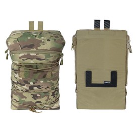 IDOGEAR OUTDOOR 2L Tactical Hydration Pack for Hydration Water Bladder Outdoor Hiking Airsoft Water Bladder Carrier for Vest JPC2.0 Backpack(camo)