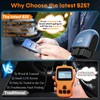 AMTIFO Bluetooth OBD2 Scanner Wireless - Auto-Connect, Clear Engine Codes,