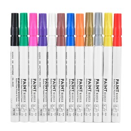Popular Needle Tube Small Paint Pen White Graffiti Marker Complementary Color 0.7 mm
