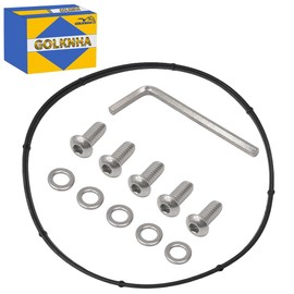 GOLKNHA Titanium Alloy Replacement Derby Cover Screw Bolt Kit for Street Glide CVO Dyna FXDWG Softail Tri Glide Breakout Blackline Ultra Limited #OEM 1062 17369-06