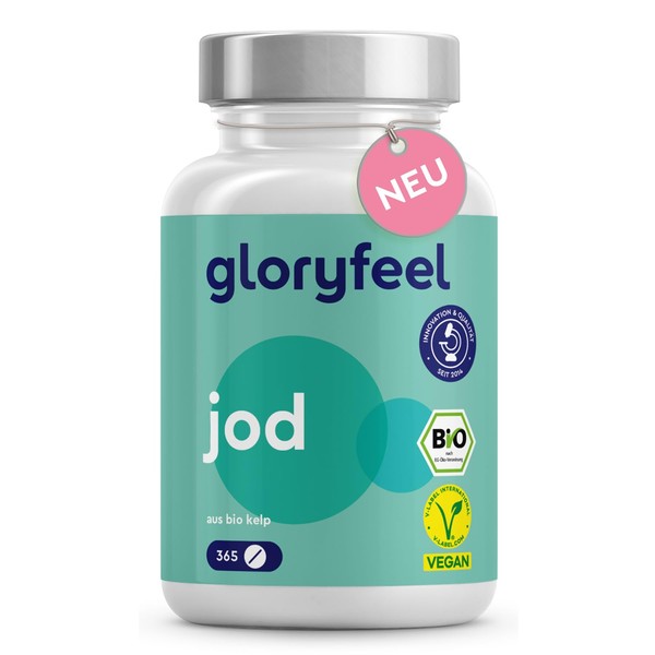 Natural Iodine (Organic Kelp) 225 µg - Laboratory Tested, No