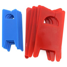 E-sobresaliente 12 bocinas de hilo para tejer, color aleatorio 2 tamaños (6 unidades por cada tamaño)