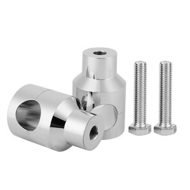 Broco Pair of 25 mm Elevator Handlebar Riser Aluminium Alloy for Motorcycle Modification (Electrosilvering)