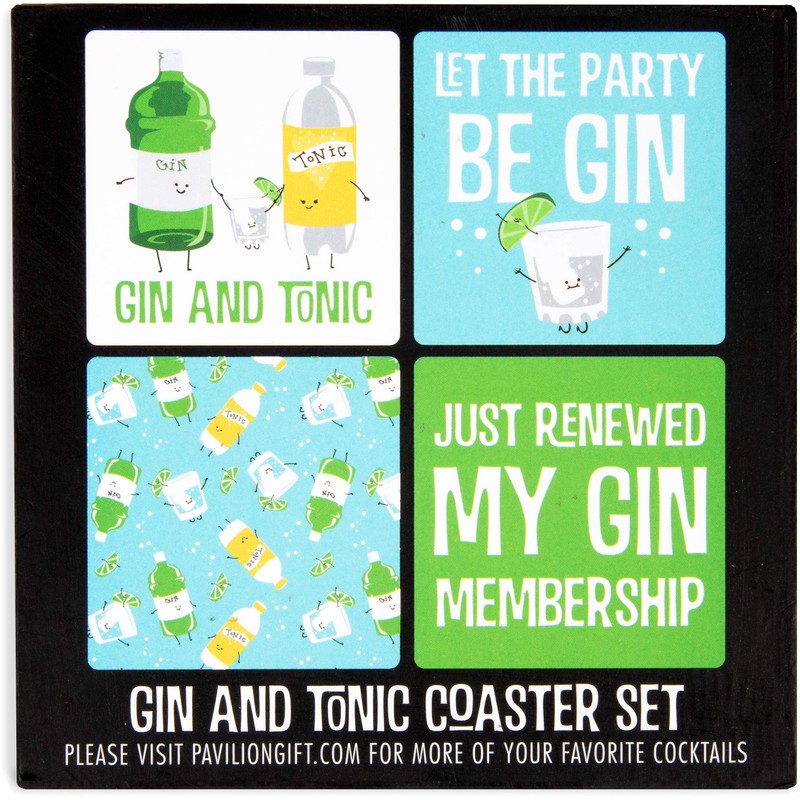 Pavilion Gift Company 74933 Gin & Tonic Sentiment, Pattern and