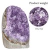 dssmboom Natural Amethyst Crystal Cluster Sample for Meditation Chakra Balancing,