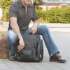 Jahn-Tasche – Sehr Großer Lederrucksack Größe XL / Laptop-Rucksack bis 15,6 Zoll, Schwarz, Modell 709