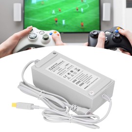 ASHATA Cargador para Wii U Gamepad, Suministro de Cable de Alimentación, Adaptador de CA, Cargador con Cable de Cargador para Wii U Gamepad Controller
