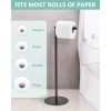 Toilet Paper Holder Stand, Free Standing Toilet Paper Roll Holder