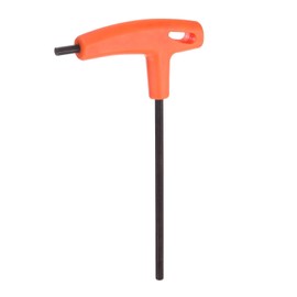 HARFINGTON T-Handle Hex Key Wrench 5mm Metric S2 Steel T-Key Inner Hexagon Wrenches Spanner Repair Tool for Automotive Household Maintenance, Orange