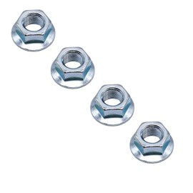 Hex Flange Nut 712-0417A,Spindle Blade Hex Nuts 912-0417 912-0417A 712-0417 Compatible with Troy-Bilt Cub Cadet 4 PCS