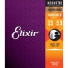 Elixir 16182 Nanoweb Phosphor Bronze Acoustic Guitar Strings .013-.053 HD