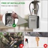 Key Lock Box, [New Version] [Flexible Rope] Diyife Portable Outdoor