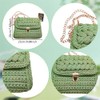 FREEBLOSS Crochet Crossbody Bag Kit Handbag Knitting and Crochet Kit