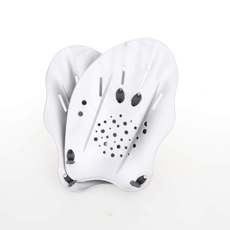 Gasher Contoured Swim Hand Paddles Swimming Training Paddles with Adjustable