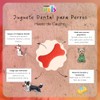 Fancy Pets Juguete Mordedera de Hueso de Caucho con Huellas