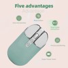 Wireless Mouse BT5.1 Or 2.4GHz Silent Click Adjustable DPI 500mAh