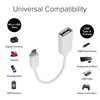 Lumenzi USB 2.0 Micro USB to A Female OTG Adapter