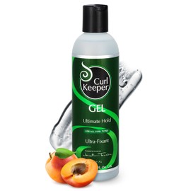 Curl Keeper Ultimate Hold Hair Gel for Curly Hair, 8 Fl Oz - Frizz-Free Hair Styling Gel for Men & Women - Light-Weight Formula Holds Curls with No Product Build Up - Wavy & Curly Hair Products