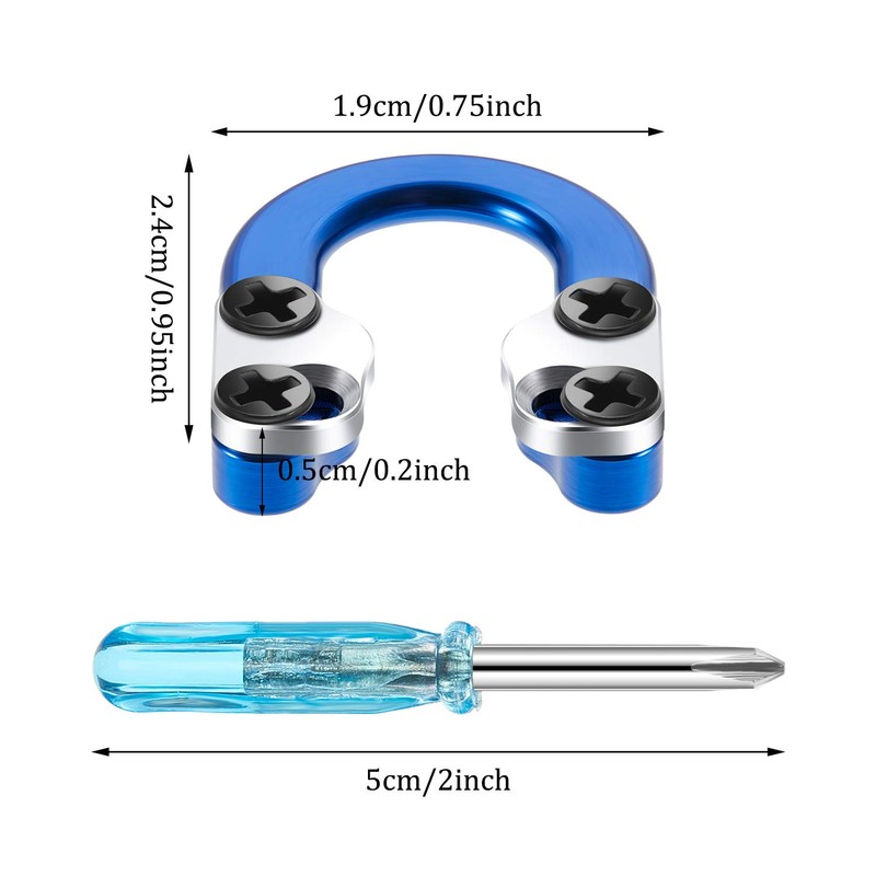 3 Sets Archery D Loop Compound Bow Metal D Loop