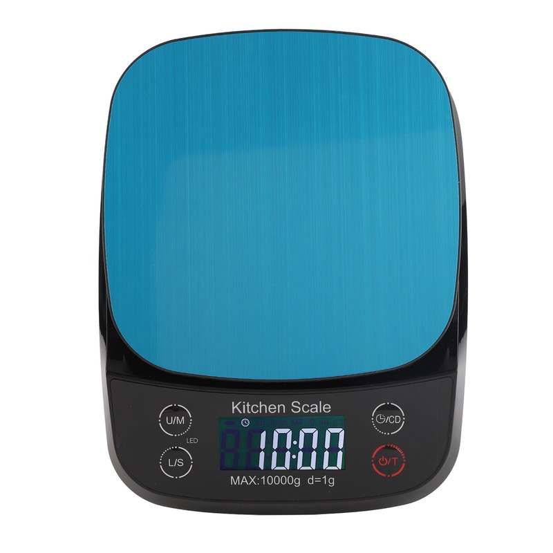 Kitchen Scale Waterproof 10kg 1g High Accuracy Digital Display Small