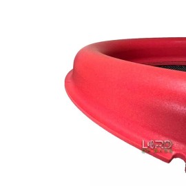 Lord of Bass 18" Mega Roll Subwoofer Speaker Cone Red Foam Surround