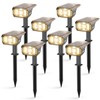 LEREKAM 3 Brightness Modes Solar Outdoor Lights, 360 Degree Adjustable