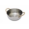 IH Compatible Stainless Steel Tempura Pot "Mirikyu" 7.9 inches (20