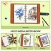 Lightwish Watercolor Sketchbook Refillable 100% Cotton, 300gsm (140lb) - 6.69"