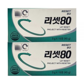 reset80 Reset 80 3g x 15 packs (2) / 리셋80 3g x 15포 2개