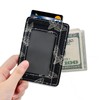Sletend Slim Minimalist Wallet Gothic Skull Butterfly Moth RFID Blocking