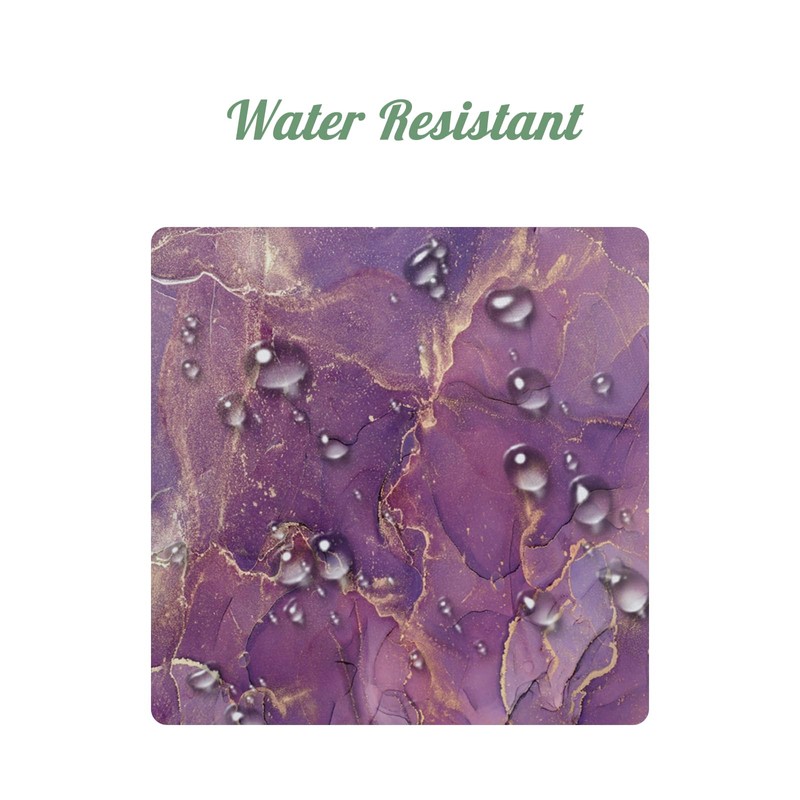 ggaimwf 71x71 Inch Without Hook Marble Shower Curtain and Liner